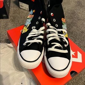 Brand new in the box black collector Pokémon converse